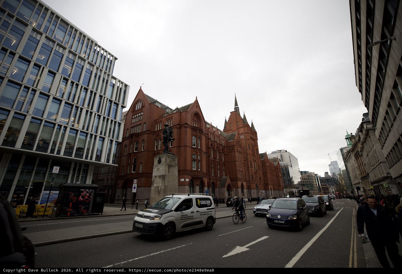 Historic Red Brick Architecture in Birmingham City Centre