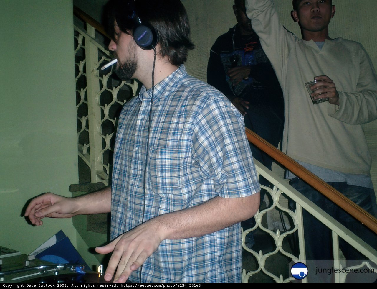 DJ Ryan K and Qiu Shengjiong Performing in 2003