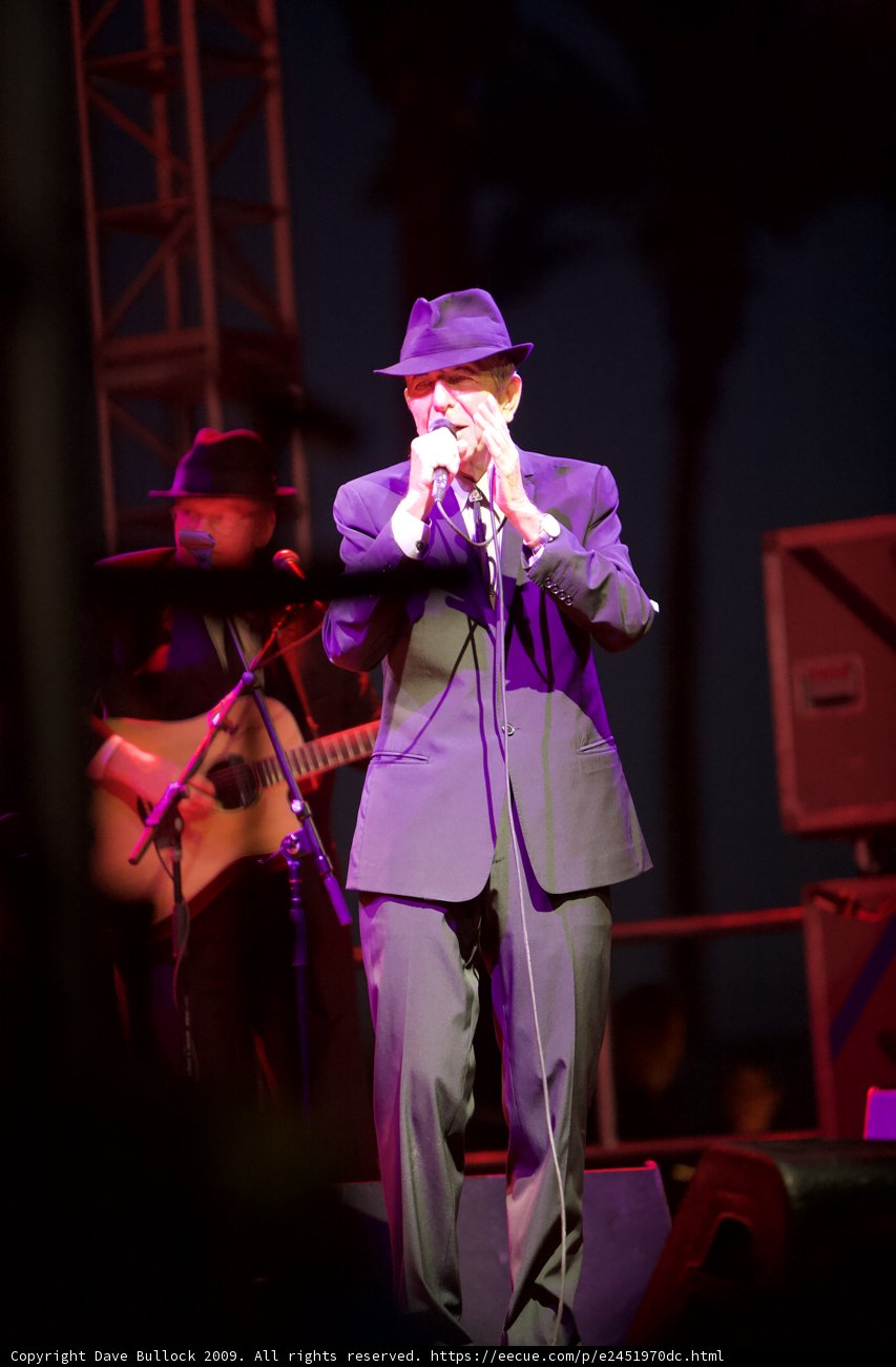 Leonard Cohen Delights the Crowd at Coachella 2009
