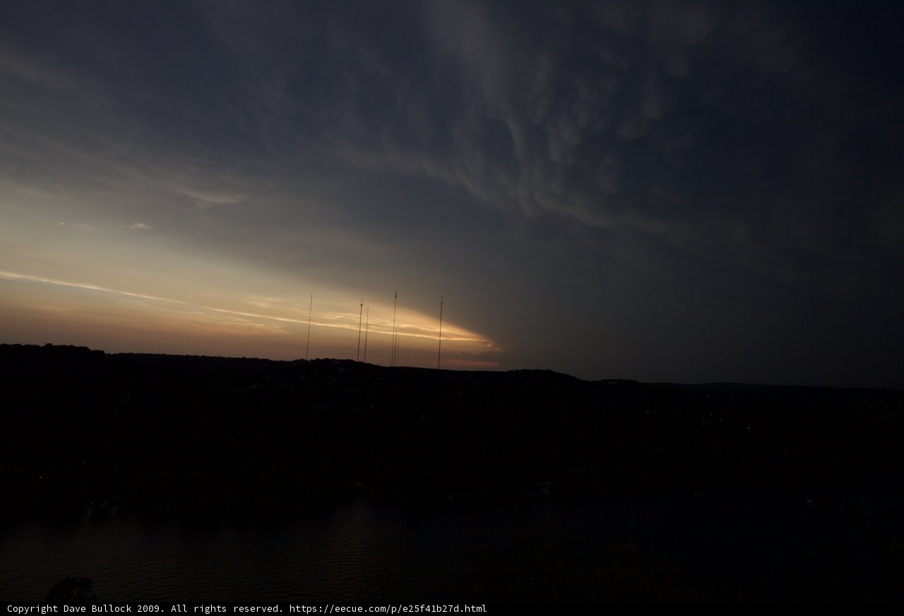 Moody Lake Sky