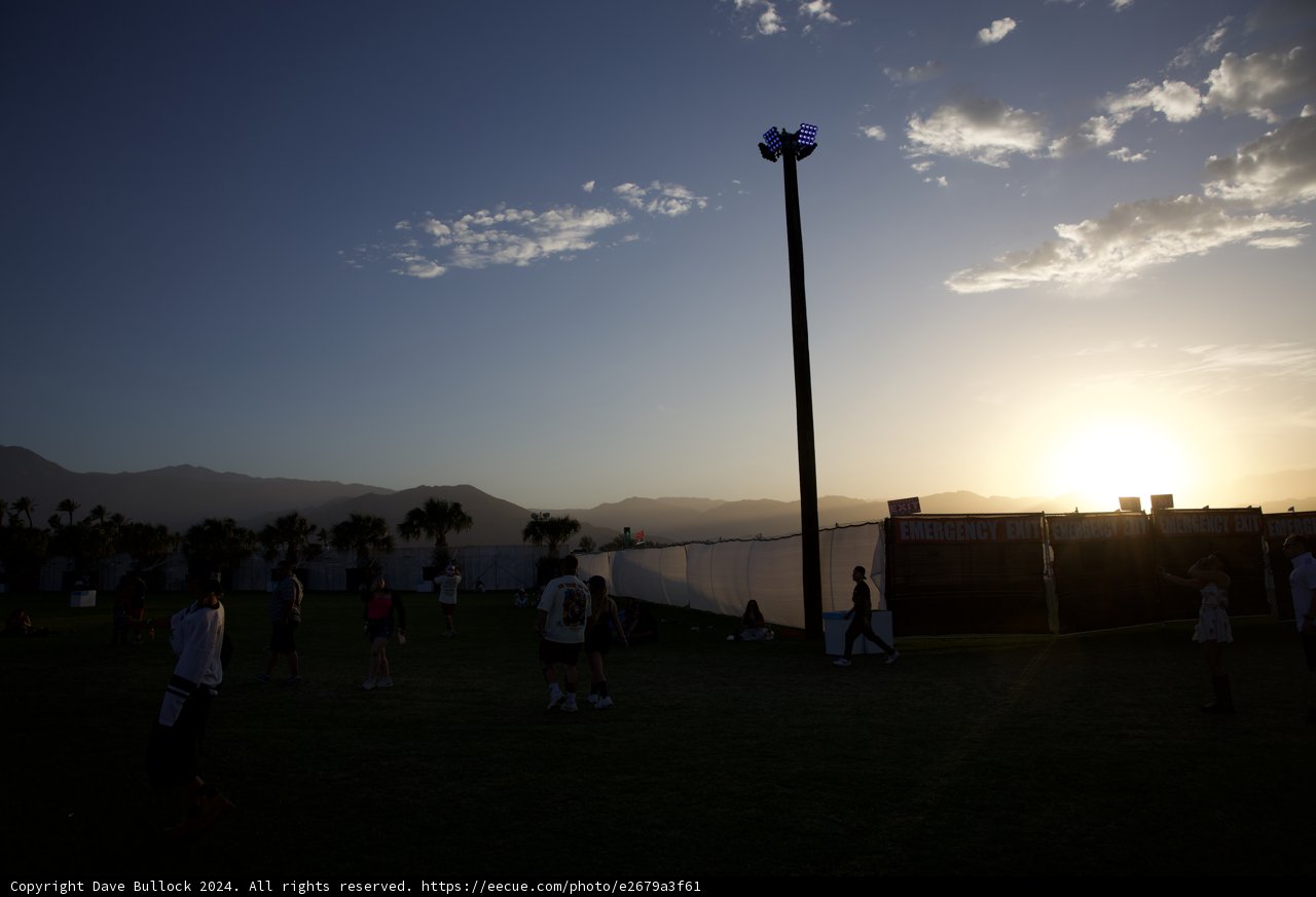 Sundown Silhouettes at Coachella 2024