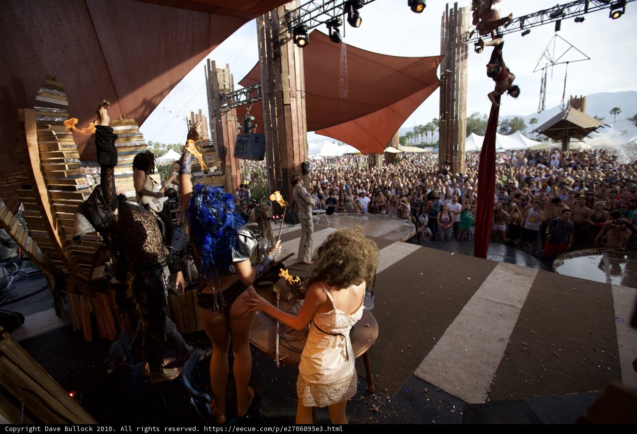 Rocking the crowd at Coachella