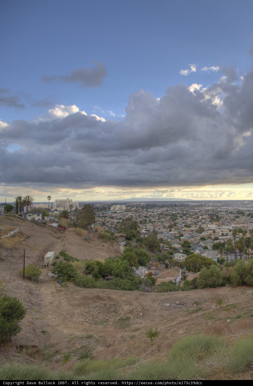Overlooking the Cloudy City