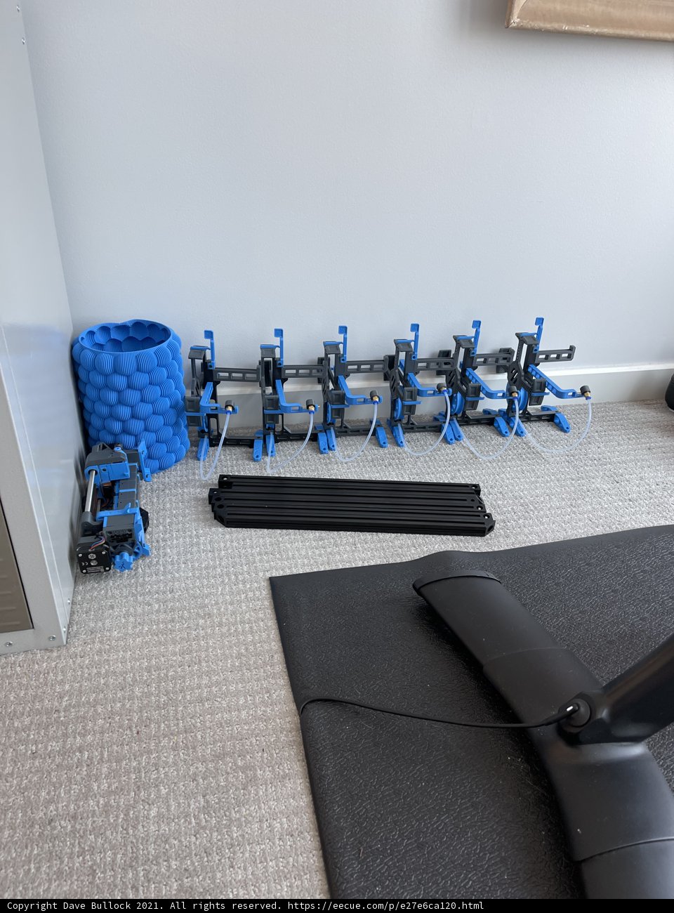 Two Mats in the Fitness Room