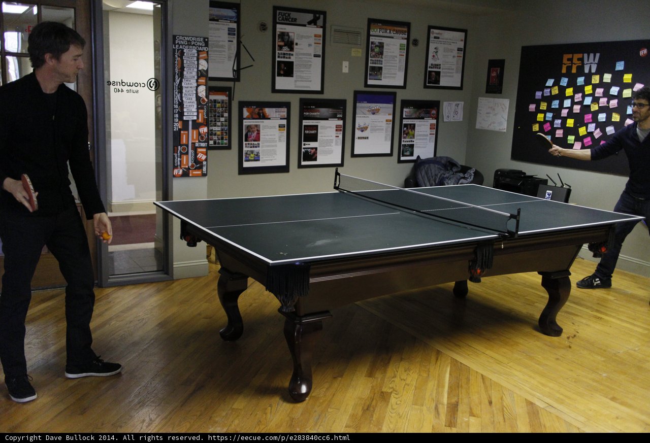 Ping Pong Match in Royal Oak
