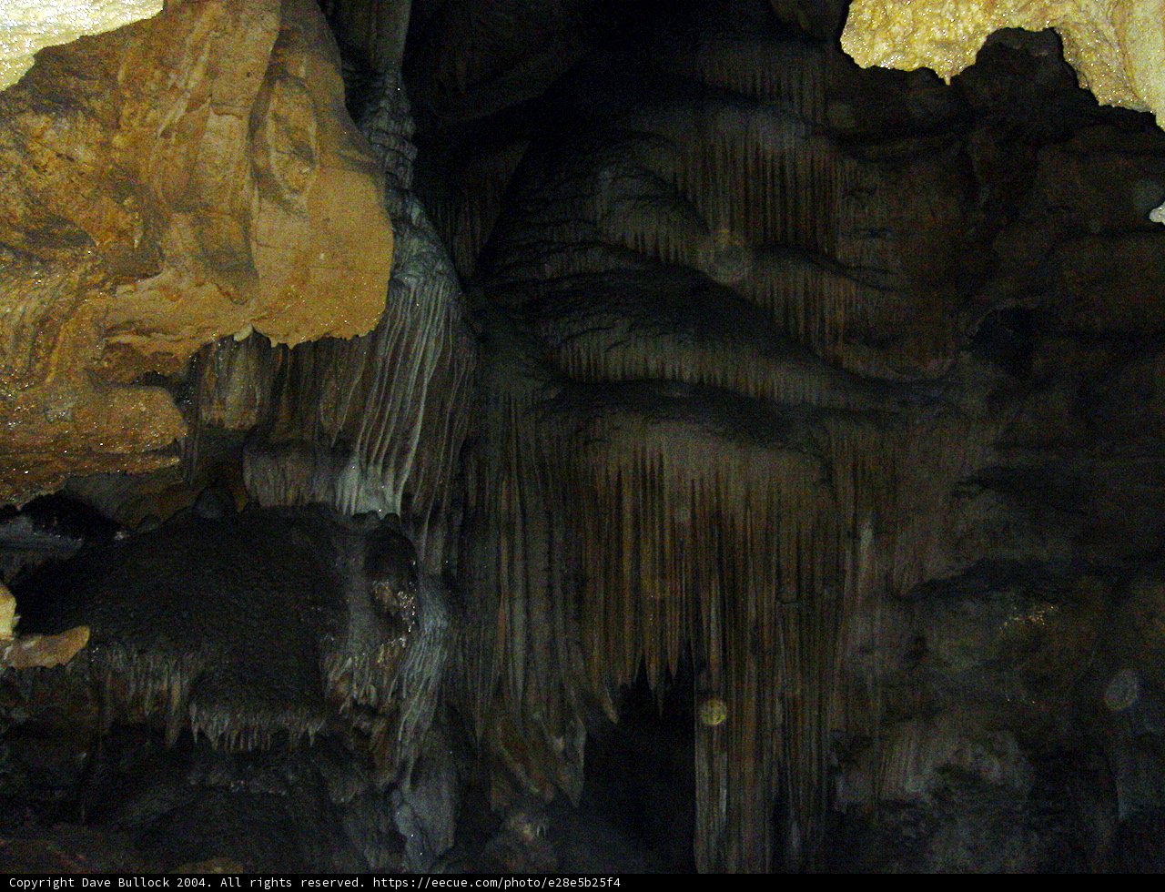 The Majestic Waterfall in the Cave