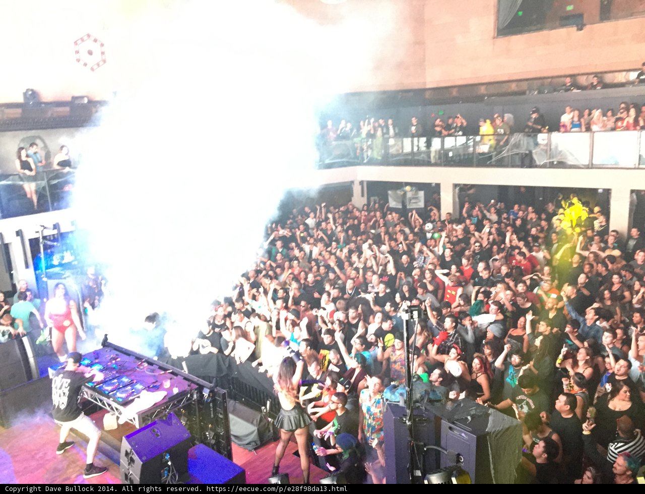 Smoky Concert Night in Los Angeles