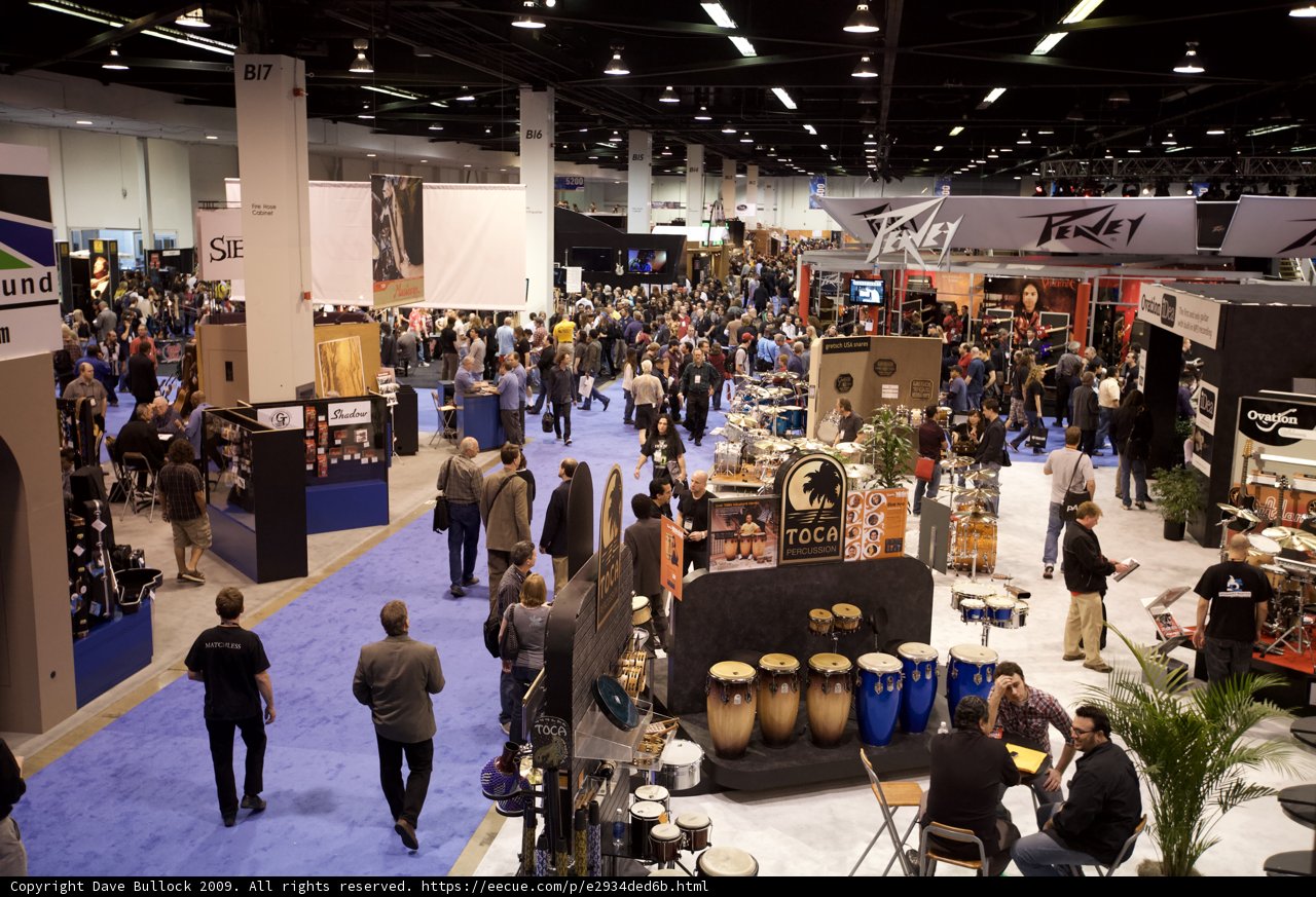 Musical Mayhem at NAMM Convention Hall