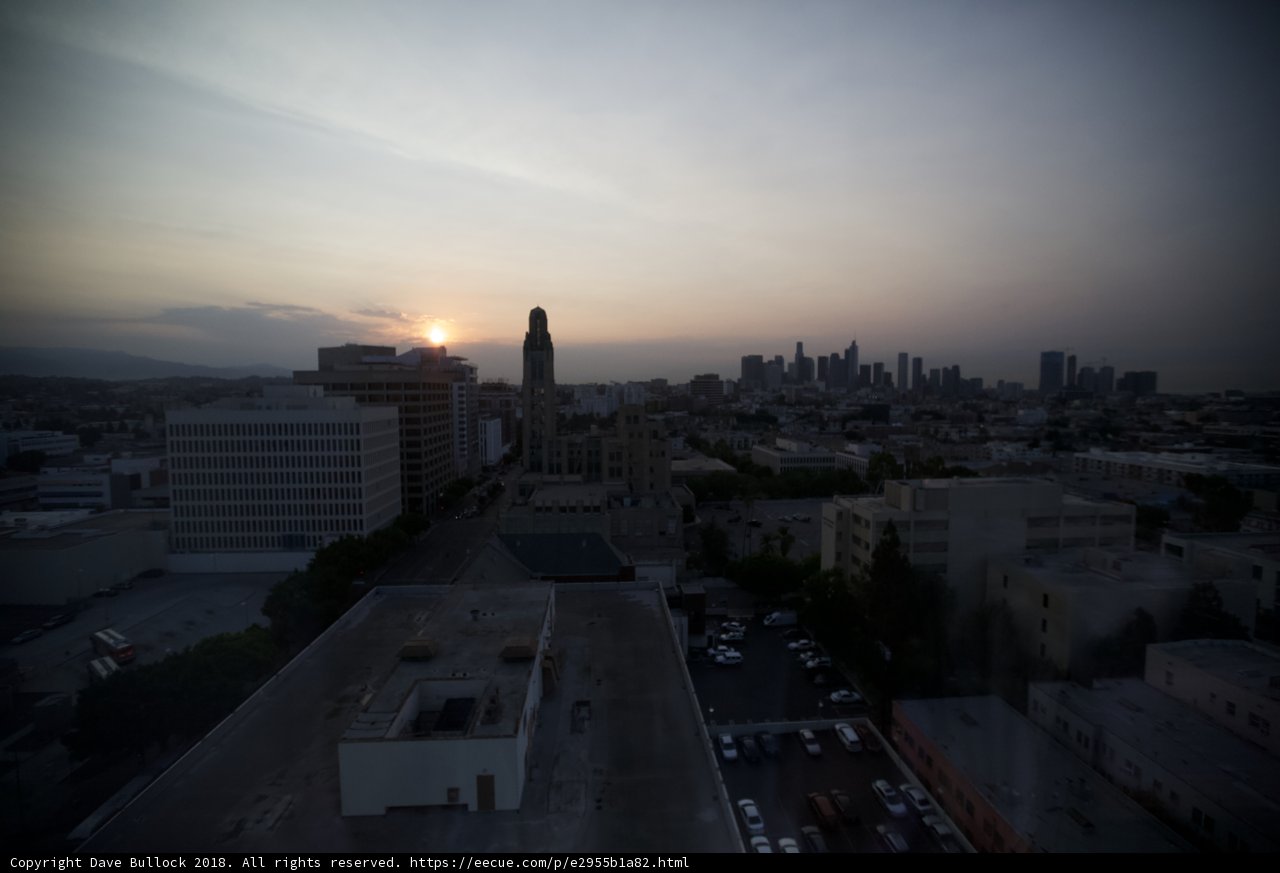 Sunset Over the Urban Skyline