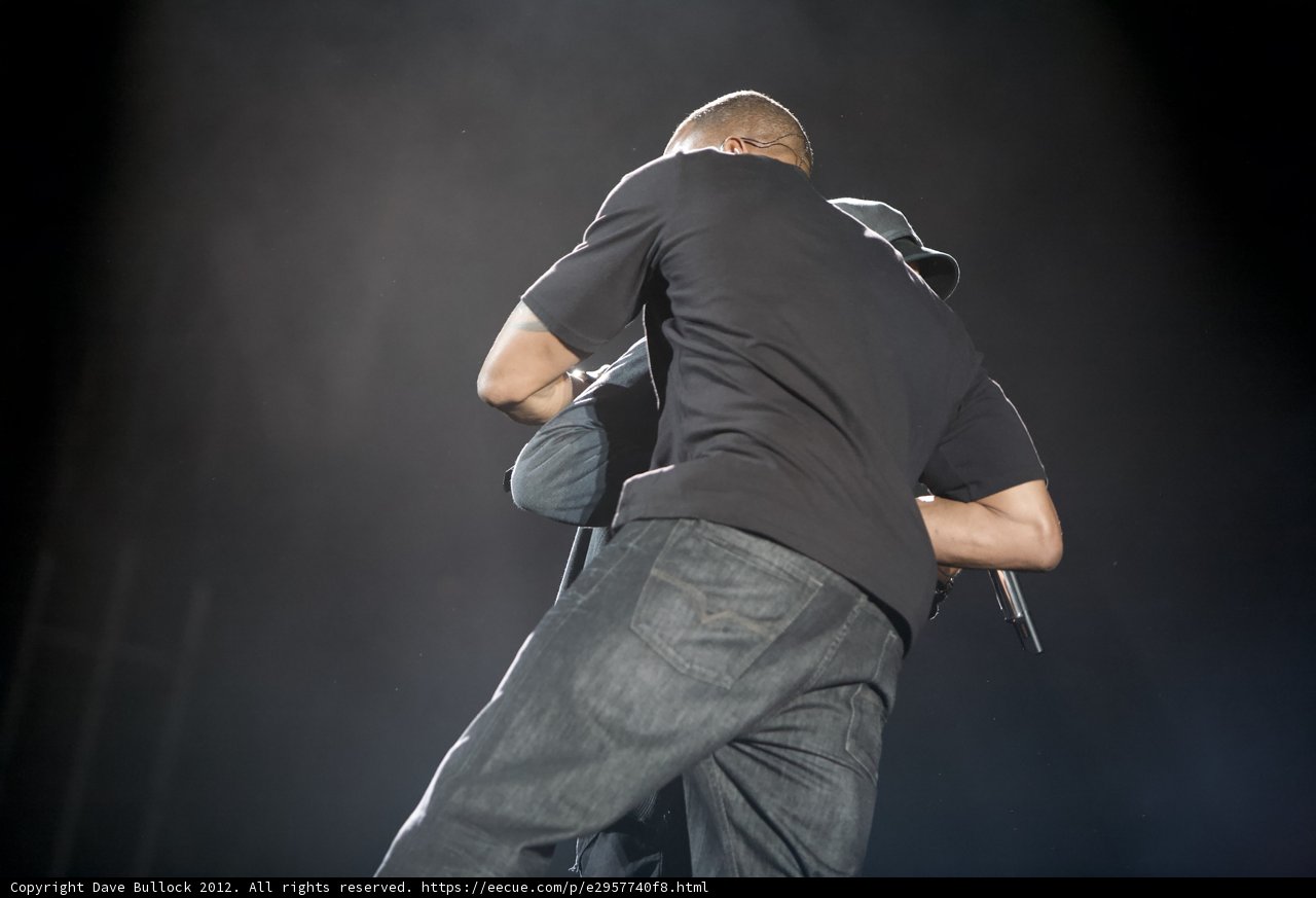 Dancing Duo on Coachella Stage