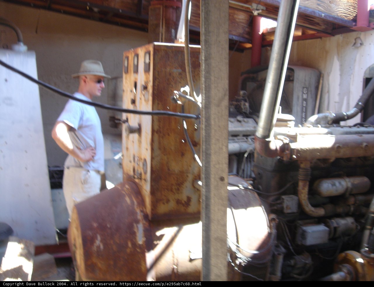 In Front of the Big Engine