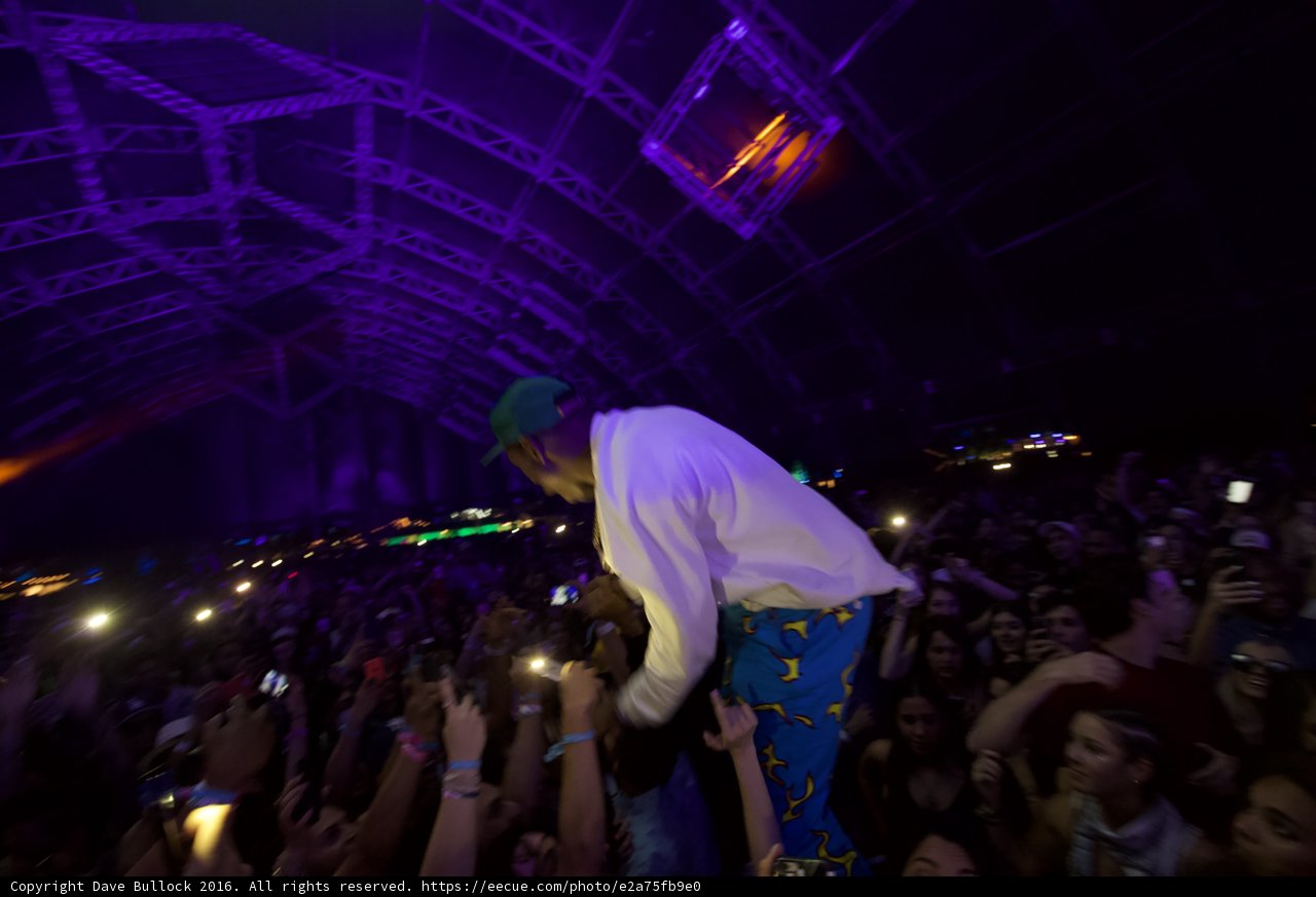 Crowd Surfing at Coachella