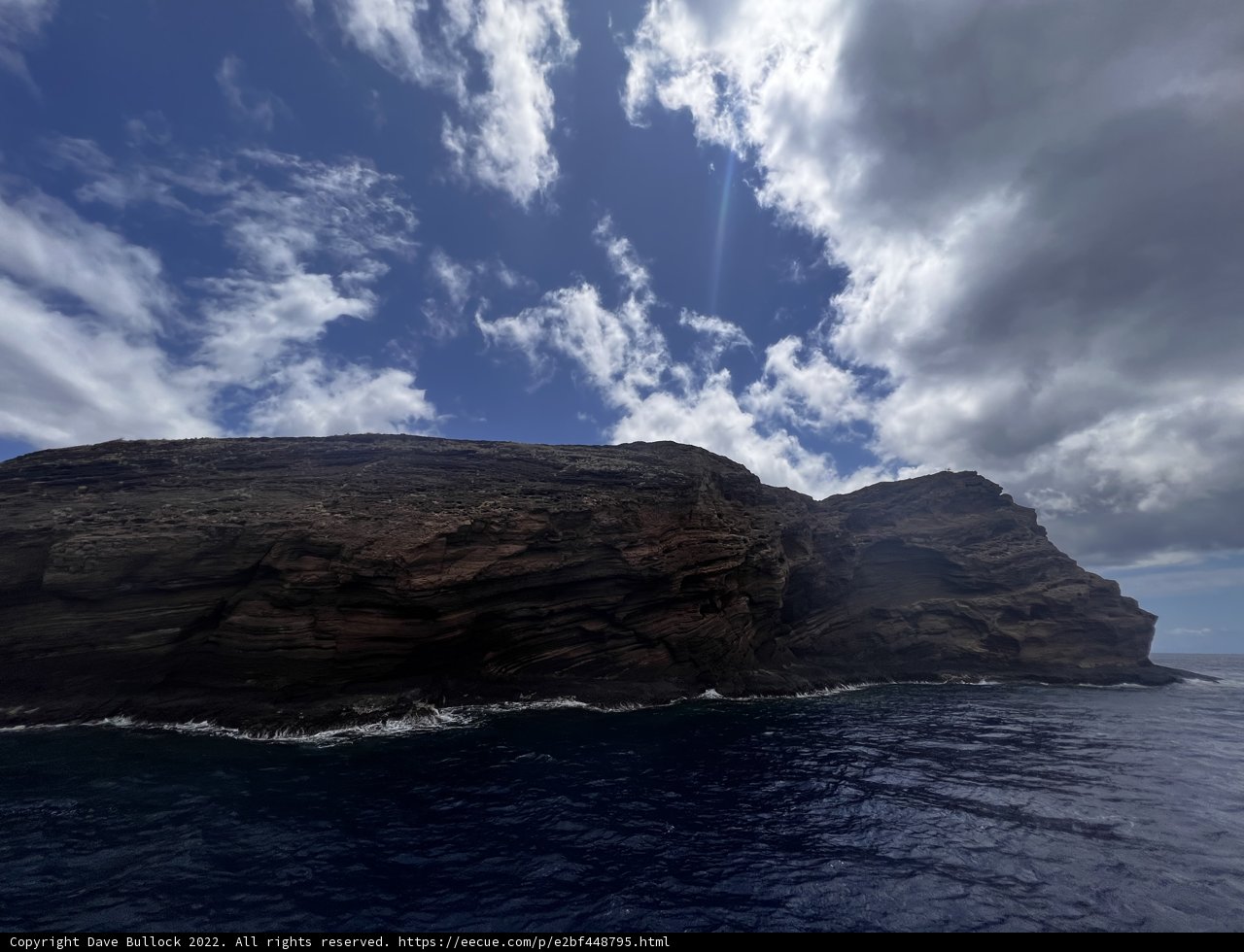 Majestic Cliff overlooking the Azure Ocean