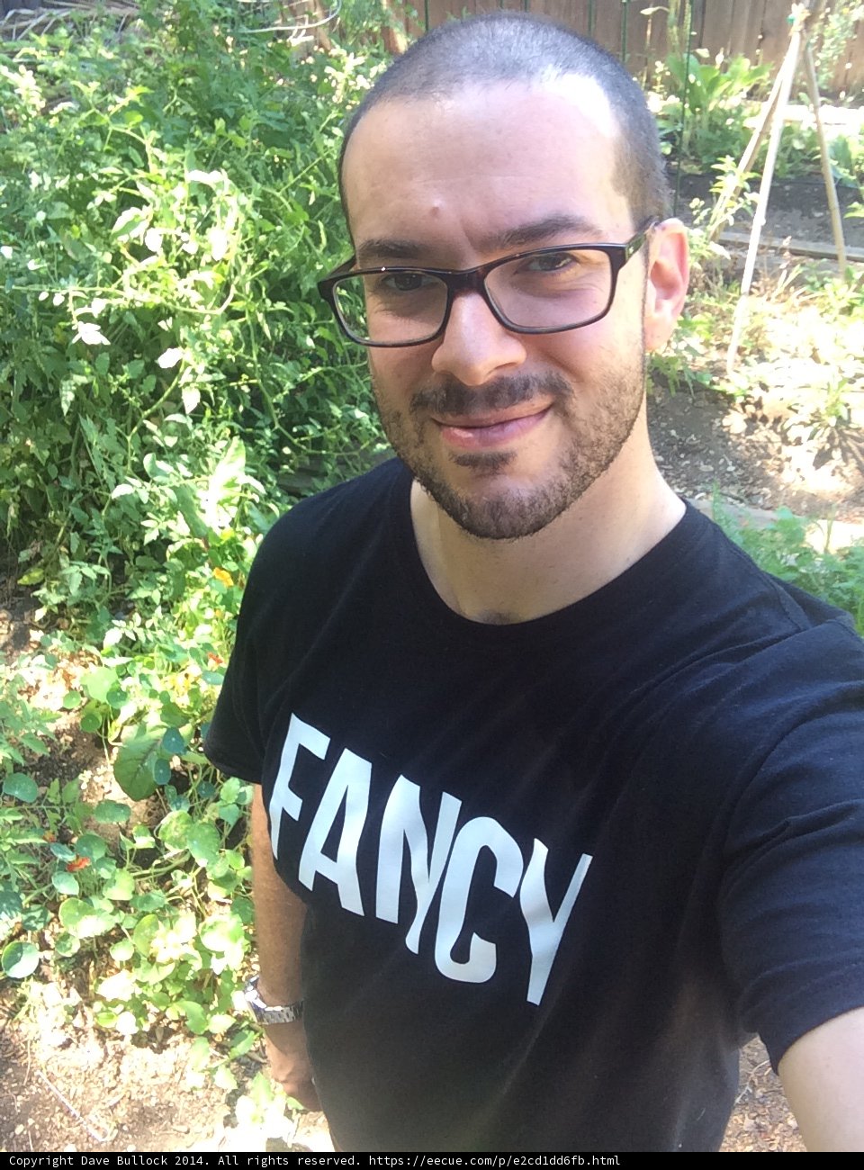 Fancy Shirt in the Garden