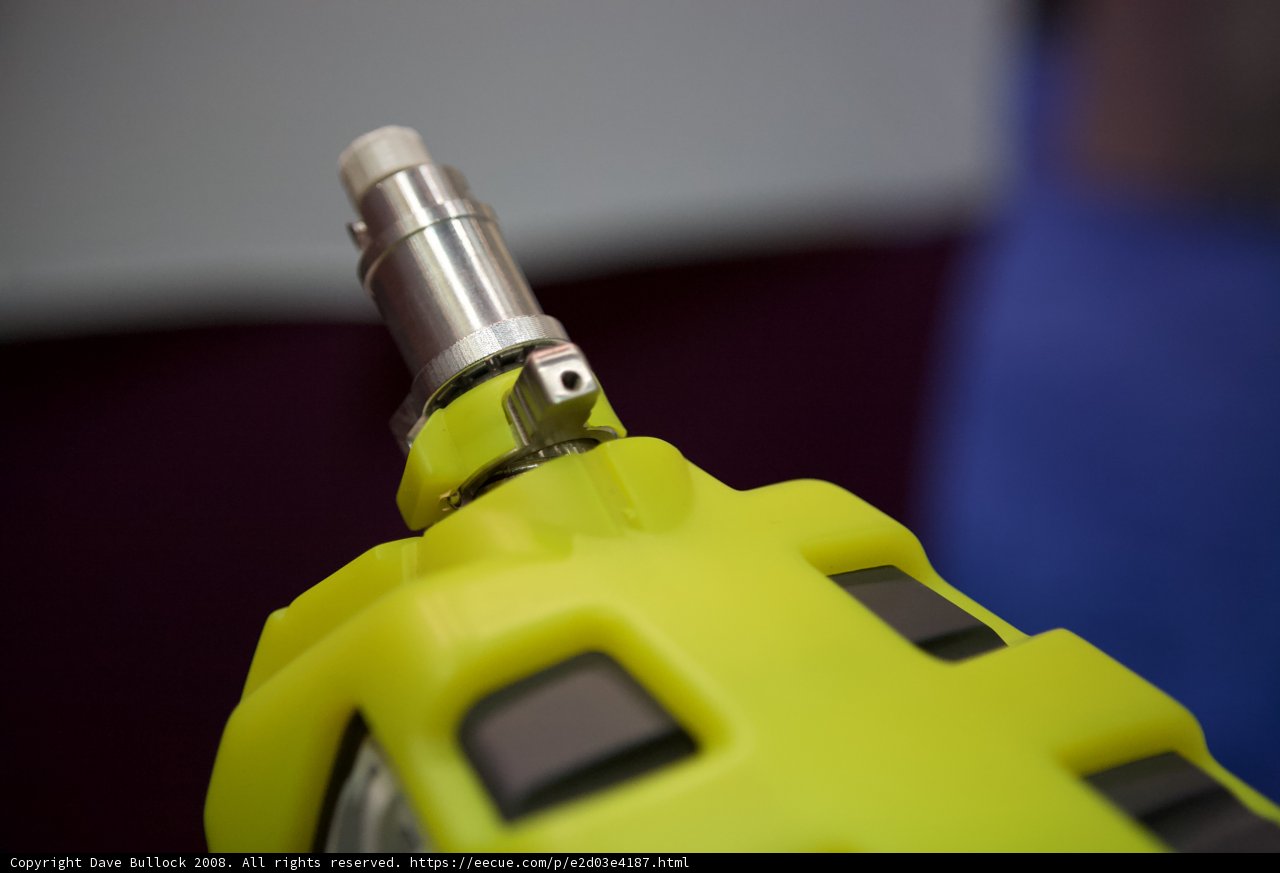 Yellow Drill Bit Close-Up