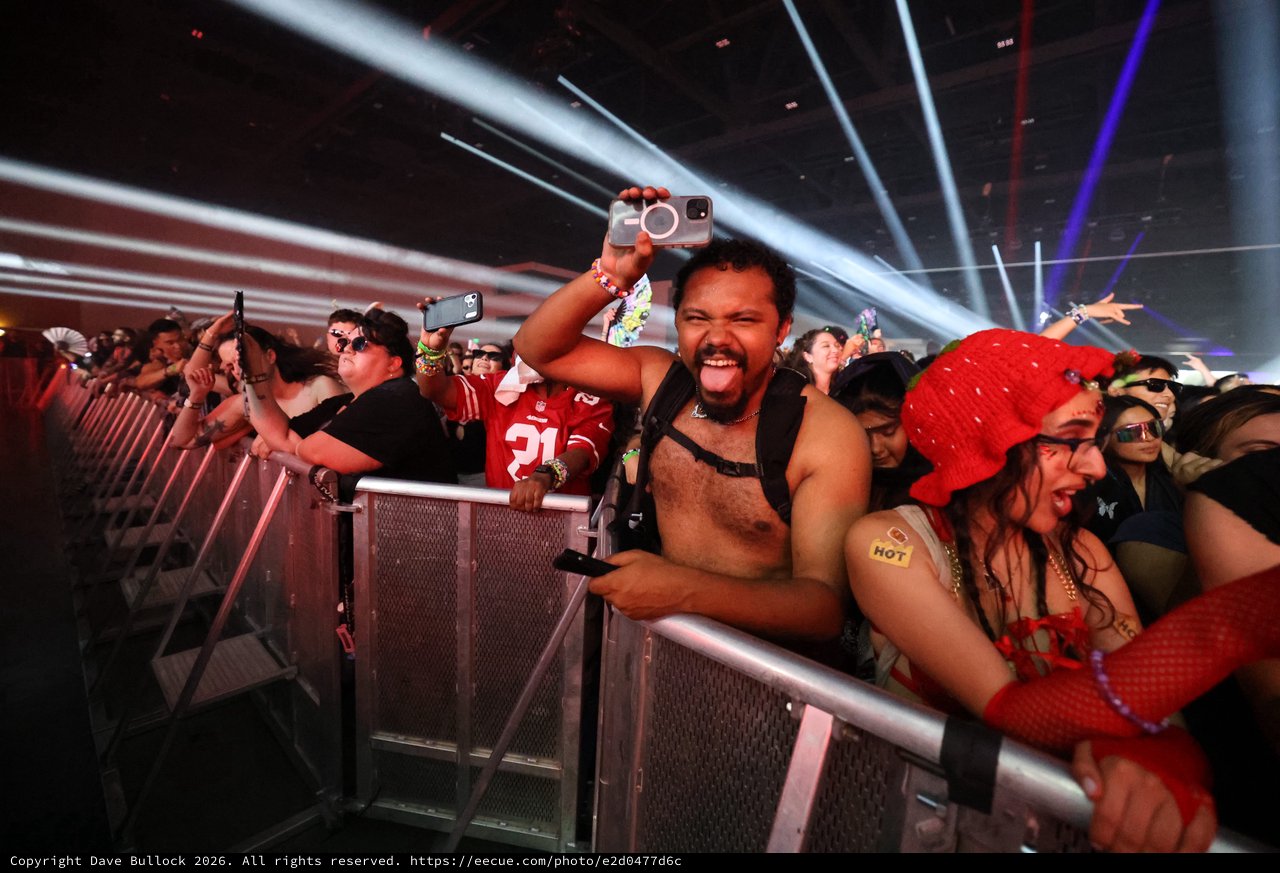 Ecstatic Fans at Wobbleland 2026 EDM Festival