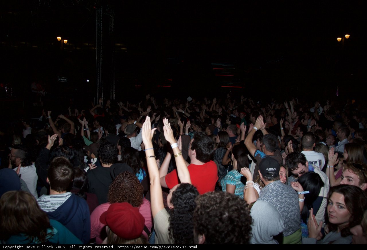 Detour Concert Crowd.