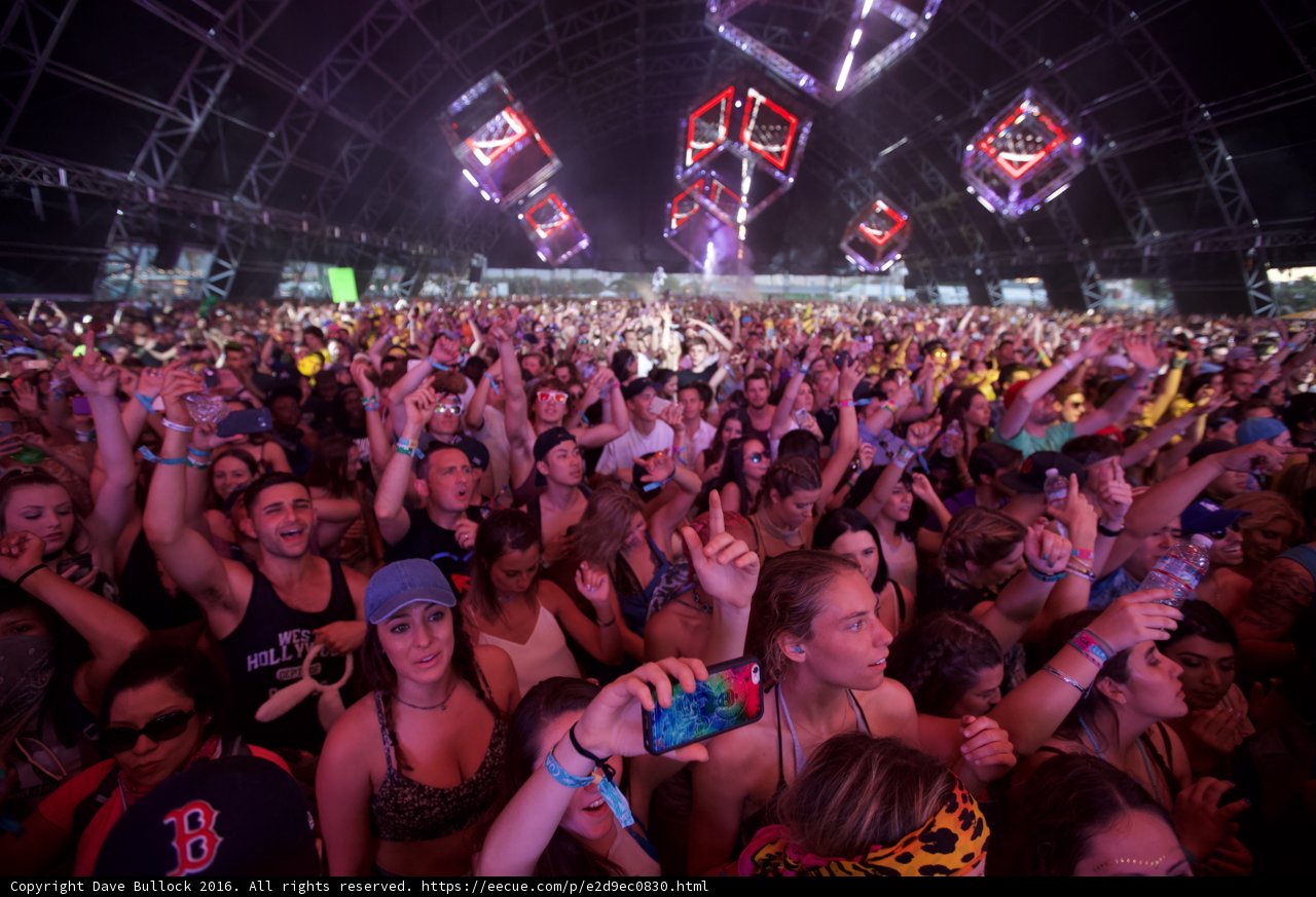 Coachella 2016: A Vibrant Music Festival Crowd