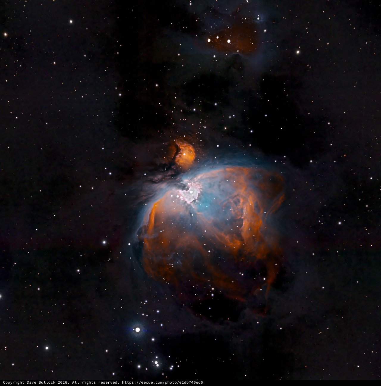 M42 Orion Nebula in SHO Narrowband Palette