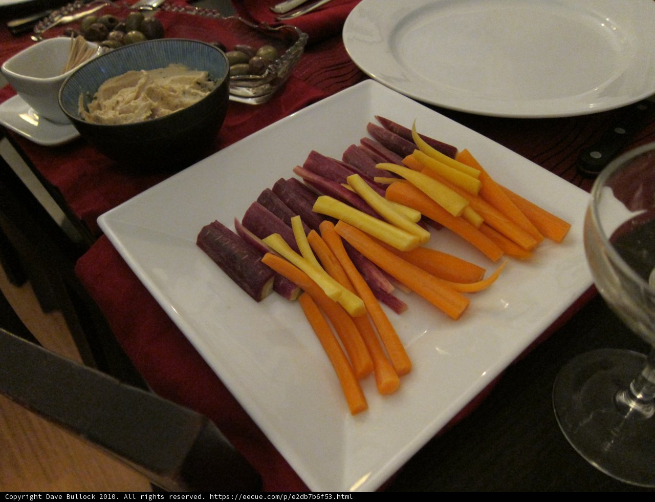 Carrots and Dip Platter
