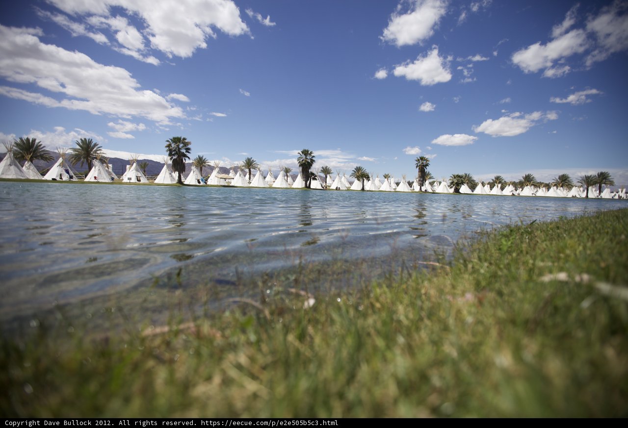 Serene Summer Scene at Coachella Lake