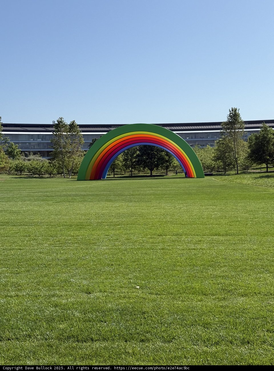 Rainbow Path at Apple Park
