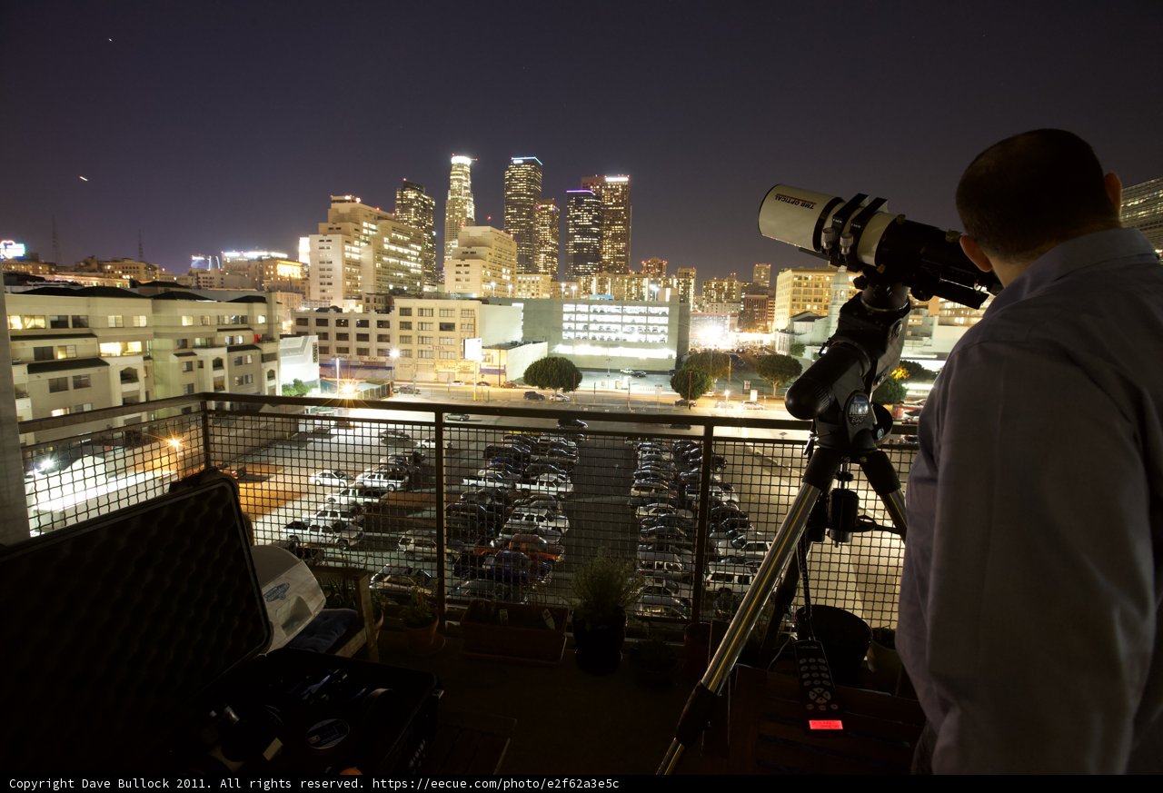 Night views from the library tower