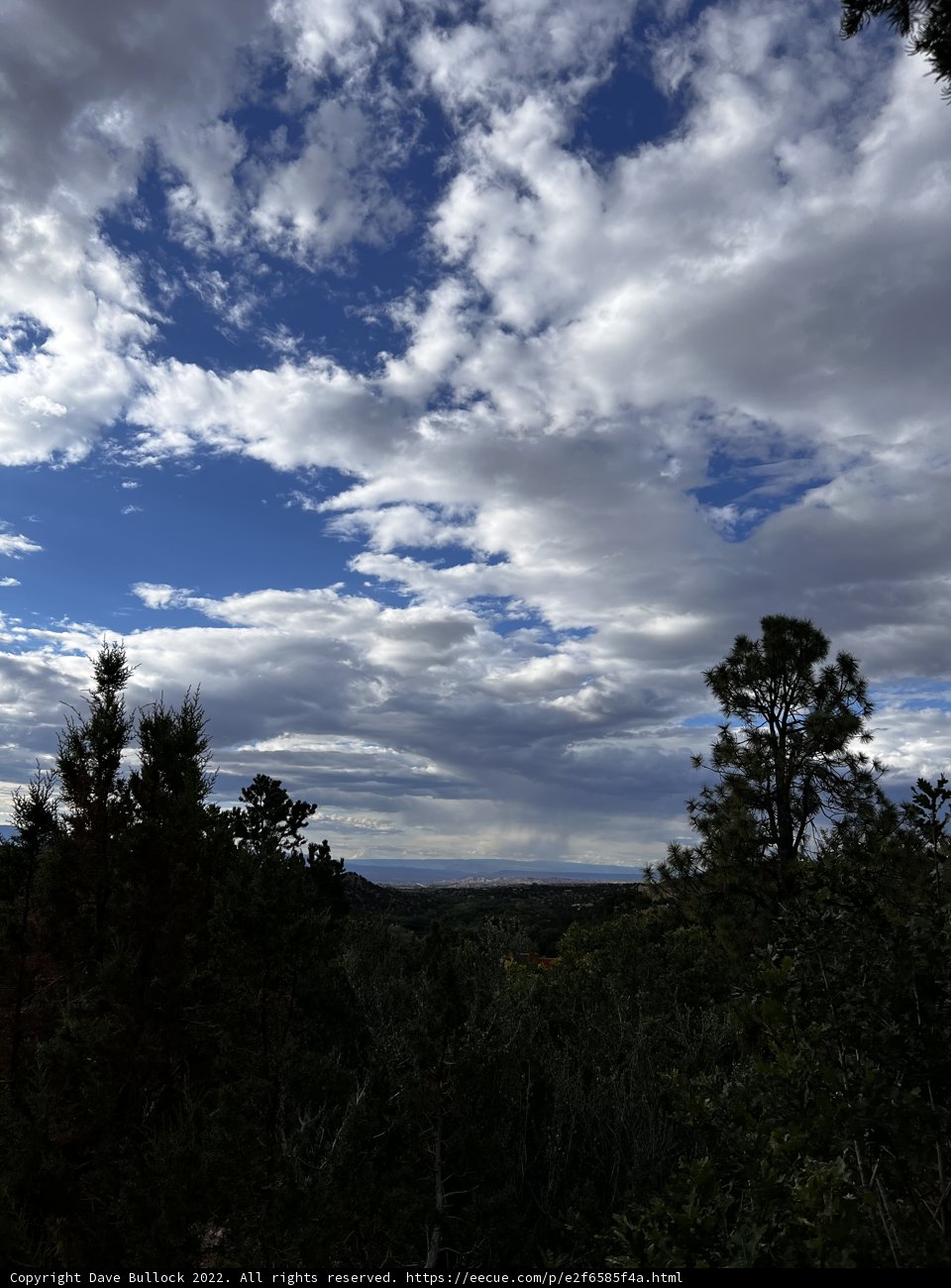 Skyline view of Tesuque