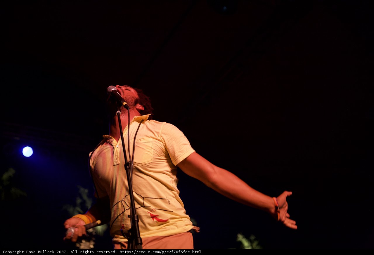 Yellow Shirt Singer Takes the Stage