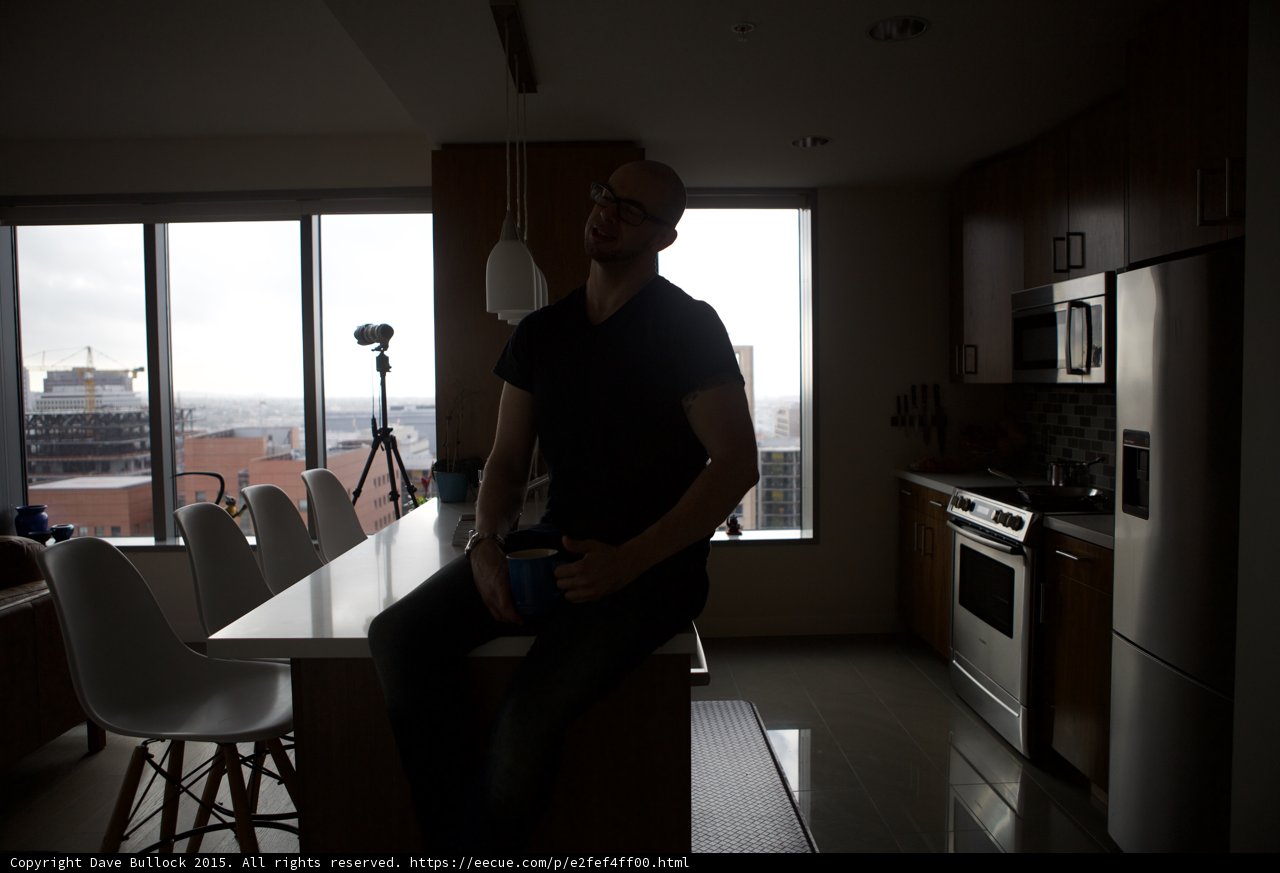 Moody Counter Portrait