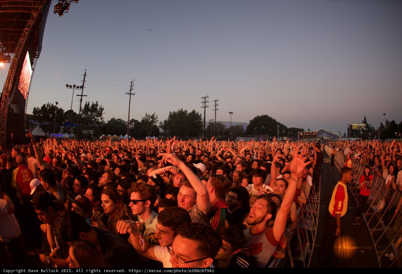 Diverse Crowd Panorama