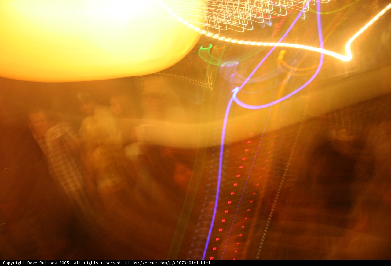 Blurry party vibes