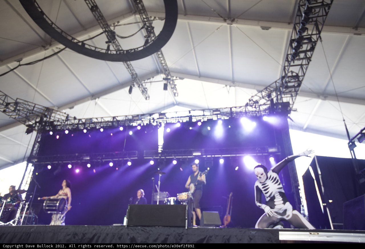 Performers on Stage at Coachella 2012