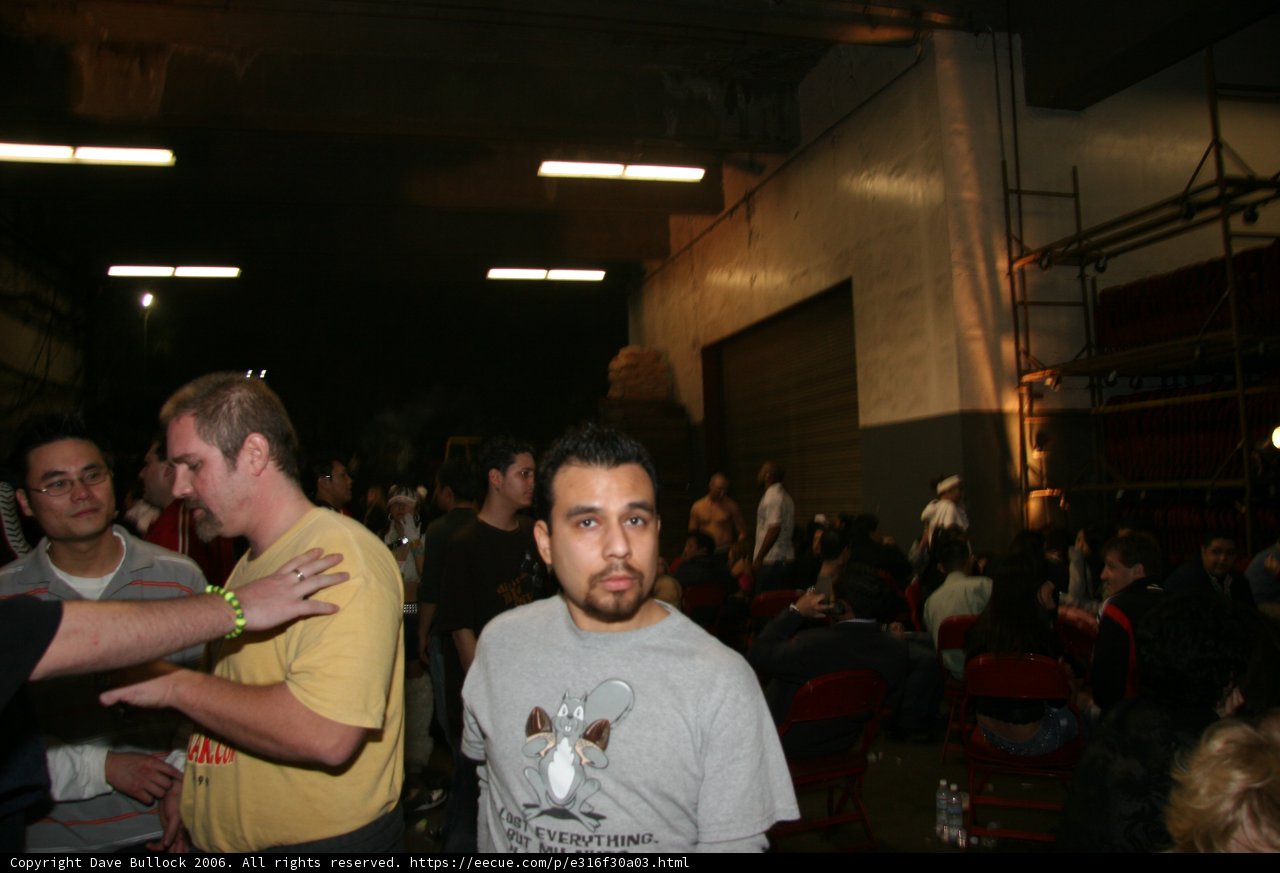 Grey Shirt Guy in the NYE Crowd