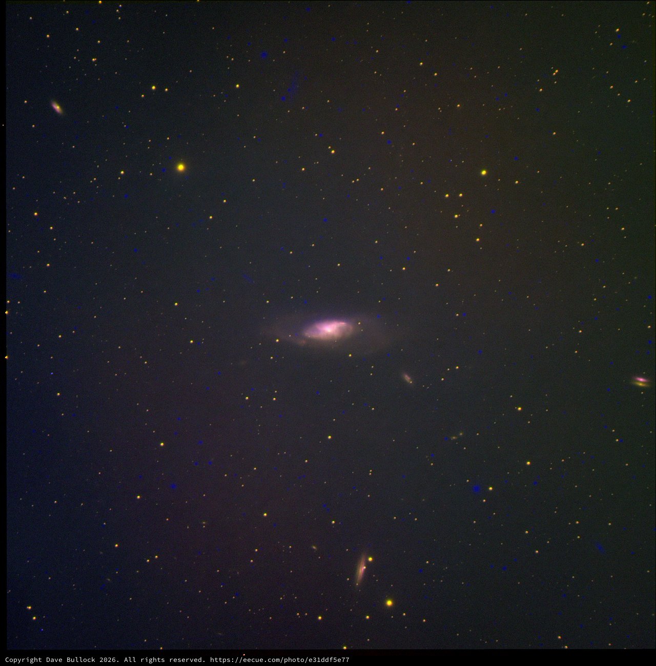 M106 Galaxy in Narrowband SHO Palette - Deep Space Astrophotography