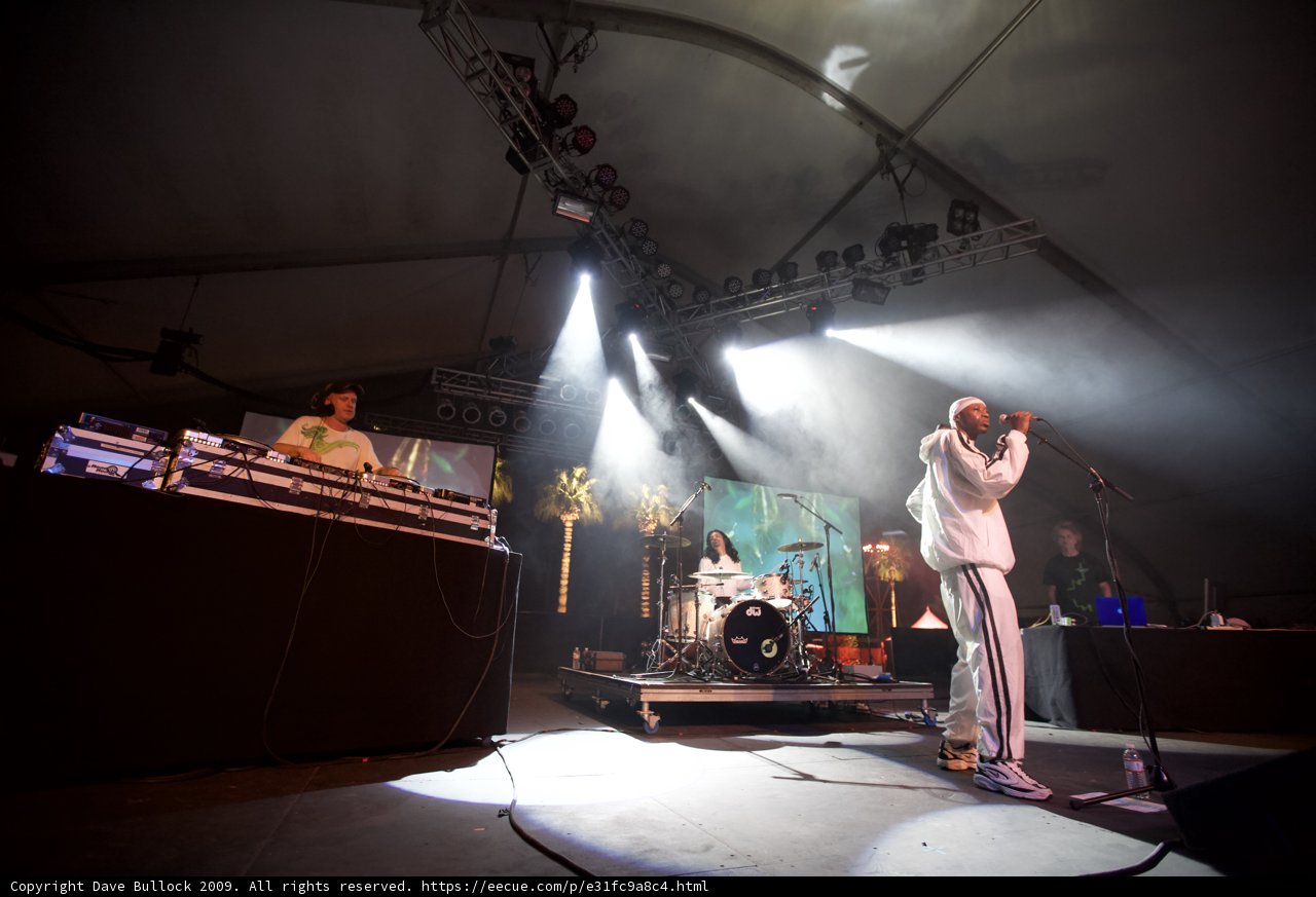 Rocking the Coachella Stage