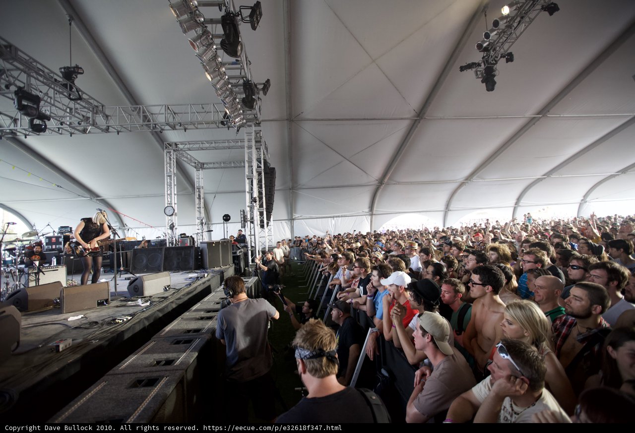 Rocking out at Coachella