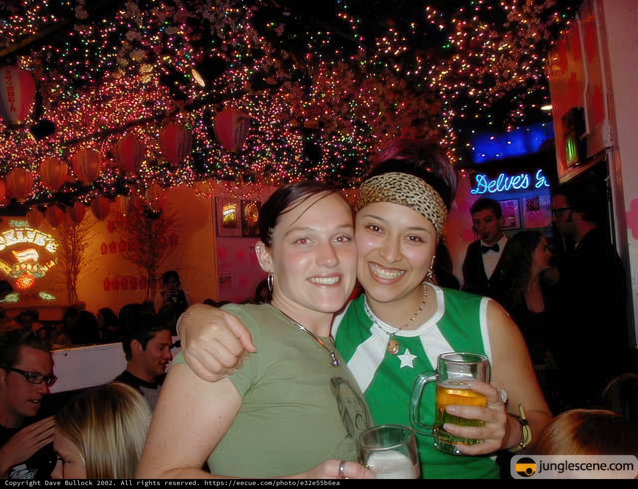 Nightclub Portrait with Friends