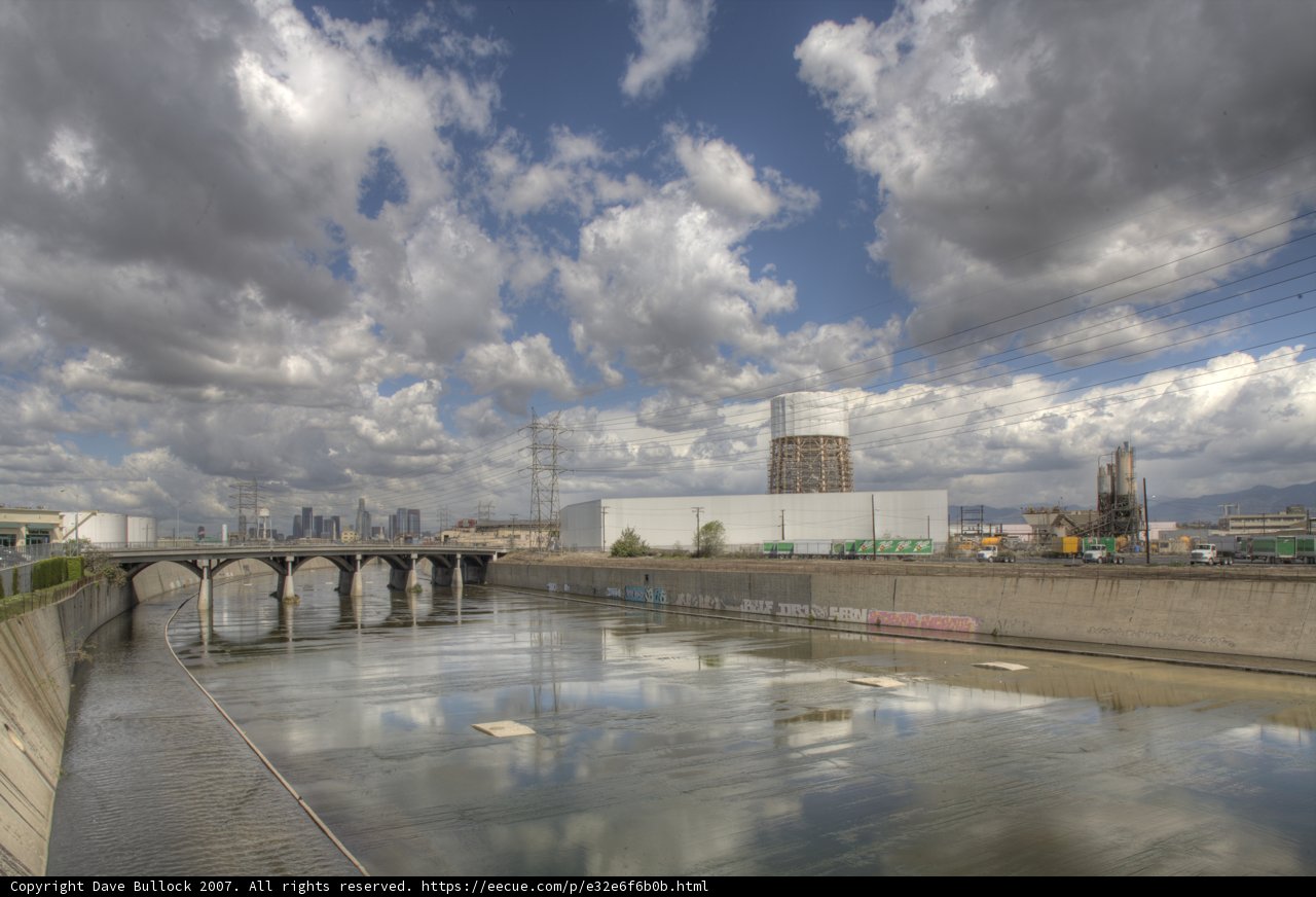 The River and City Skyline Bridge