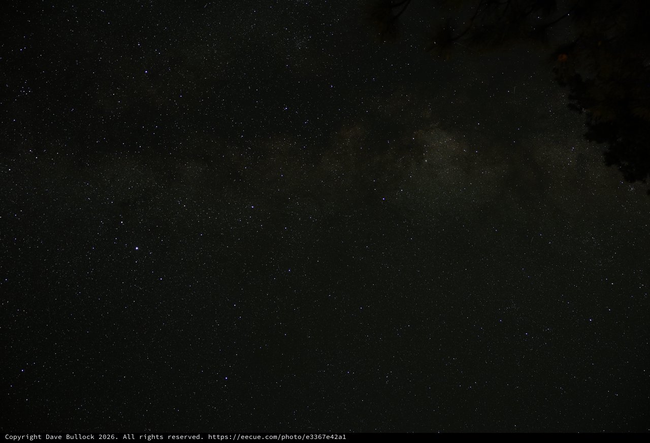 Milky Way Arches Over Mount Lassen Wilderness