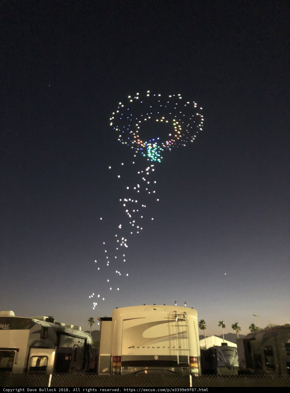 Mysterious Light Show at the RV Park