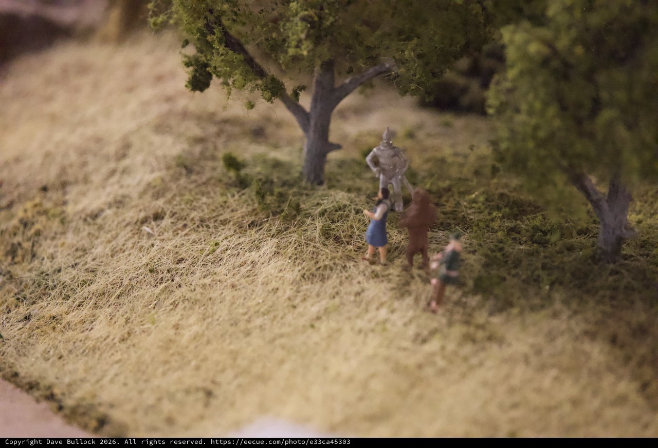 Wizard of Oz Miniature Diorama in Forest Setting