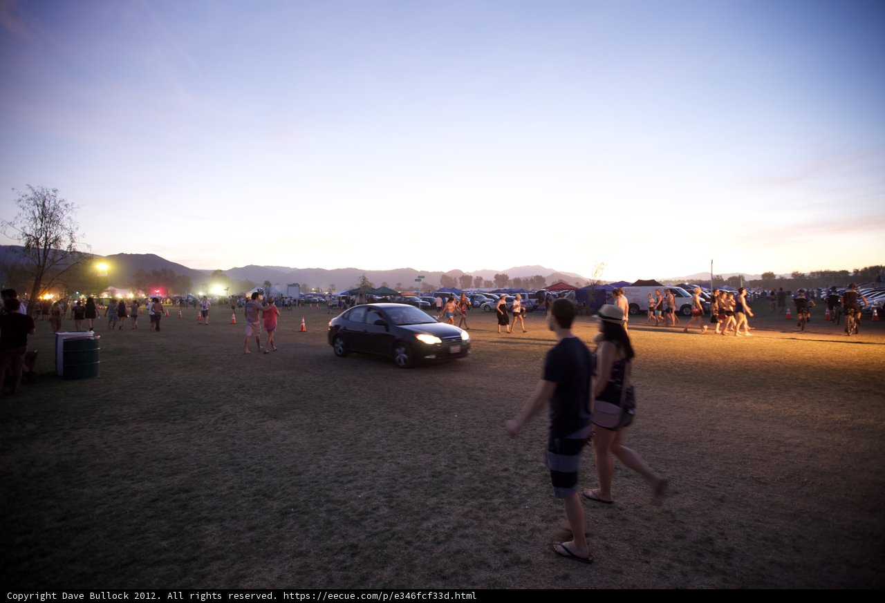 Festivalgoers at Coachella