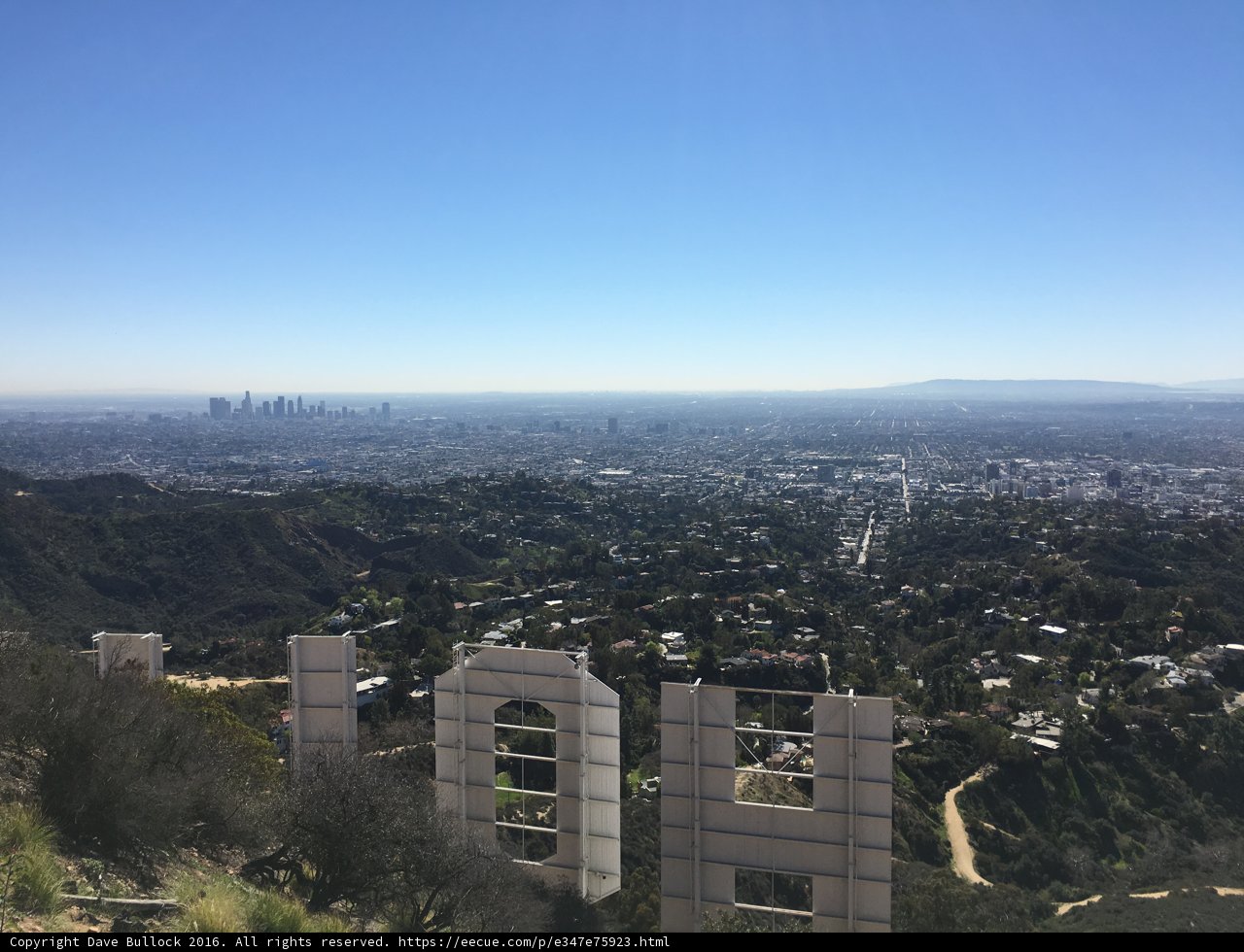 Hollywood Sign from the Hollywood Sign Trail