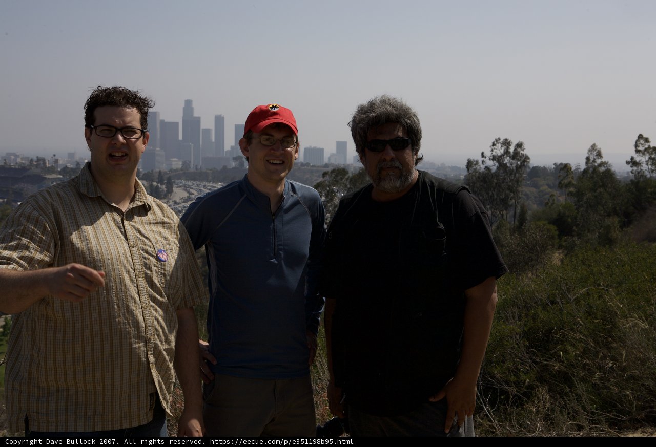 Three Men Enjoying a City View