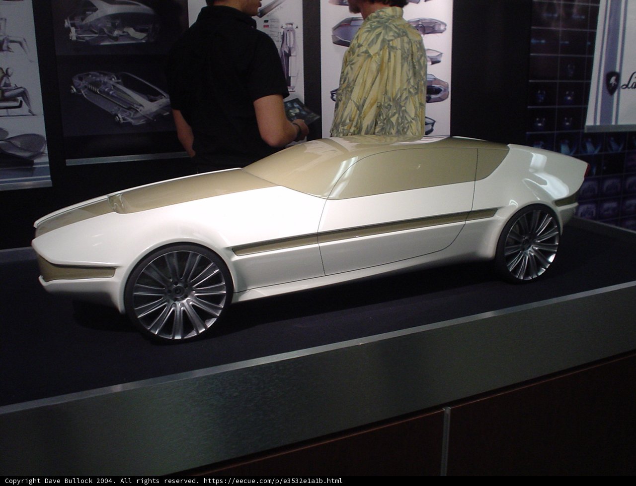 Vintage Convertible Coupe on Display