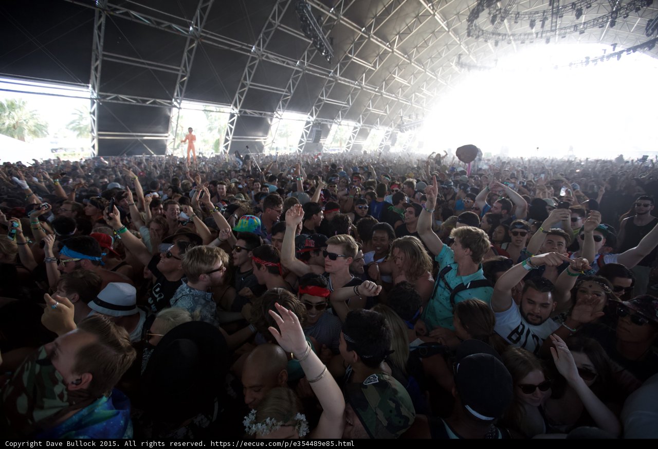 Colorful Festival Crowd