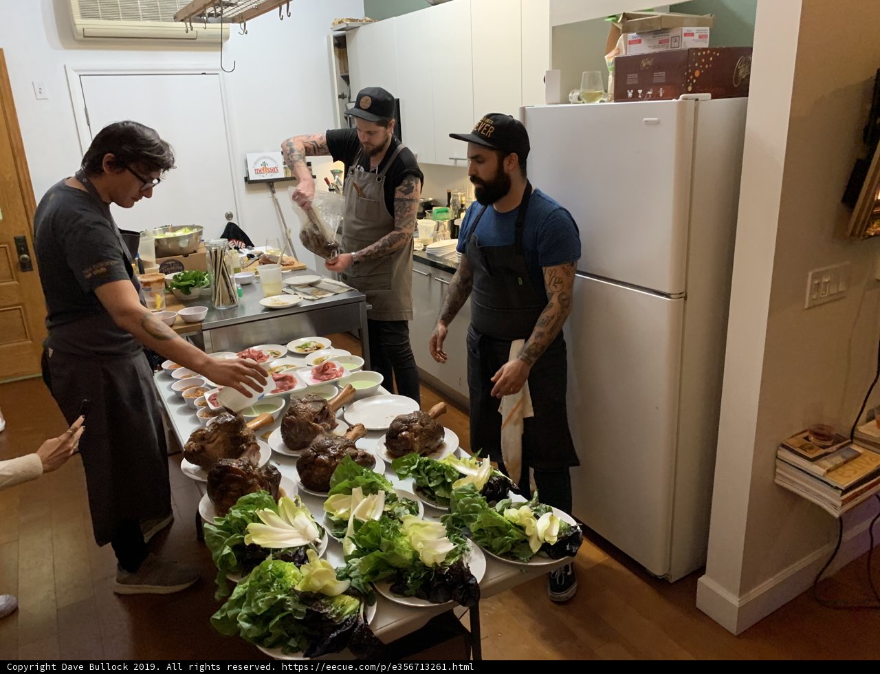 Food and Friends at the Cafeteria