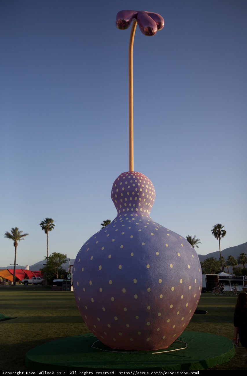 Purple Sphere Sculpture Amongst Nature