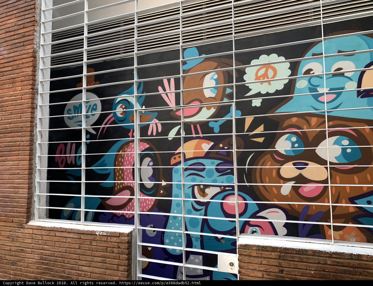 Colorful Cartoon Mural Brightens Up the Block